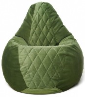 Fotoliu puf BeanBag Maserrati Romb XL Зеленый imaginea #2 — magazin online Desire.md