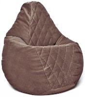 Fotoliu puf BeanBag Maserrati Romb L Коричневый