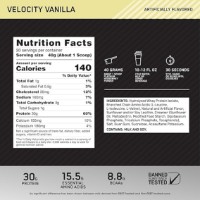 Proteină Optimum Nutrition Platinum Hydrowhey Velocity Vanilla 795g imaginea #2 — magazin online Desire.md