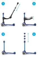 Самокат Micro Mini 3in1 Deluxe Plus LED (MMD145) фото №4 — интернет-магазин Desire.md