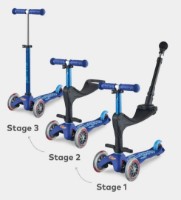 Trotinetă Micro Mini 3in1 Deluxe Plus LED (MMD145)