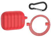 Чехол для наушников Hoco WB22 Glory Series Airpods 3 Red фото №2 — интернет-магазин Desire.md