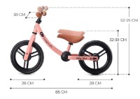 Bicicleta fără pedale Kinderkraft 2Way Next Pink 