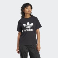 Женская футболка Adidas Trefoil Tee Black, s.L фото №2 — интернет-магазин Desire.md