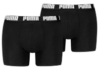 Сhiloţi pentru bărbați Puma Men Everyday Basic Boxer 2P Black, s.M