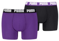 Мужские трусы Puma Men Everyday Basic Boxer 2P Violet/Black, s.XXL фото №1 — интернет-магазин Desire.md