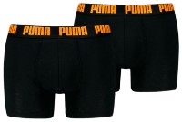 Мужские трусы Puma Men Everyday Basic Boxer 2P Black/Orange, s.S фото №1 — интернет-магазин Desire.md
