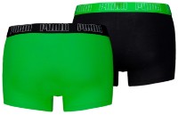 Сhiloţi pentru bărbați Puma Men Everyday Trunk 2P Green/Black, s.XL