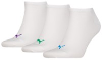 Ciorapi pentru bărbați Puma Unisex Sneaker Plain 3P White Colour Combo, s.43-46