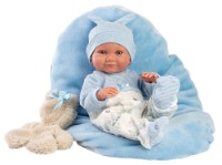 Păpușa Llorens Nico Cojín Azul y Osito (73807) imaginea #2 — magazin online Desire.md