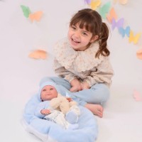 Păpușa Llorens Nico Cojín Azul y Osito (73807) imaginea #5 — magazin online Desire.md