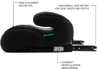 Детское автокресло Kinderkraft I-Boost i-Size Black (KCIBOO00BLK0000) фото №3 — интернет-магазин Desire.md