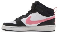 Ботинки детские Nike Court Borough Mid 2 Gs Black/White/Sunset Pulse, s.35.5 фото №5 — интернет-магазин Desire.md