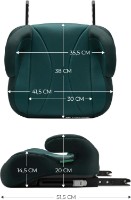 Детское автокресло Kinderkraft I-Boost i-Size Green (KCIBOO00GRE0000) фото №5 — интернет-магазин Desire.md