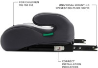 Детское автокресло Kinderkraft I-Boost i-Size Grey (KCIBOO00GRY0000) фото №5 — интернет-магазин Desire.md