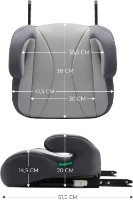 Детское автокресло Kinderkraft I-Boost i-Size Grey (KCIBOO00GRY0000) фото №2 — интернет-магазин Desire.md