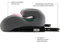 Детское автокресло-бустер Kinderkraft I-Boost i-Size Pink (KCIBOO00PNK0000) фото №3 — интернет-магазин Desire.md