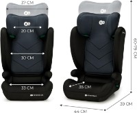 Детское автокресло Kinderkraft I-Spark i-Size Black (KCISPA00BLK0000) фото №2 — интернет-магазин Desire.md