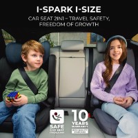 Scaun auto Kinderkraft Spark  i-Size Grey (KCISPA00GRY0000)