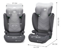 Scaun auto Kinderkraft Spark  i-Size Grey (KCISPA00GRY0000)