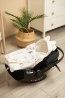 Plic pentru bebeluși Sensillo Velvet Auto XL Olive (70304) imaginea #4 — magazin online Desire.md