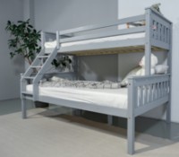 Pat copii MobiCasa Etajat Mowgli 80/120x200 Grey imaginea #1 — magazin online Desire.md