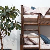 Pat copii MobiCasa Etajat Mowgli 80/120x200 Brown imaginea #3 — magazin online Desire.md