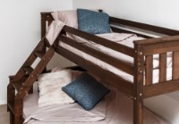 Pat copii MobiCasa Etajat Mowgli 80/120x200 Brown imaginea #4 — magazin online Desire.md