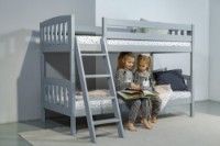 Pat copii MobiCasa Etajat Dino 90x200 Grey imaginea #5 — magazin online Desire.md