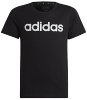 Детская футболка Adidas Essentials Linear Logo Cotton Slim Fit Tee Black, s.164 фото №1 — интернет-магазин Desire.md