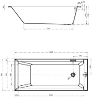 Ванна Cersanit Balinea 160x70 фото №4 — интернет-магазин Desire.md