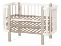 Pătuţ Veres VR 05.3.1.21.13 Monaco White\Cappuccino imaginea #6 — magazin online Desire.md