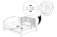 Pătuţ Veres VR 05.3.1.21.13 Monaco White\Cappuccino imaginea #3 — magazin online Desire.md