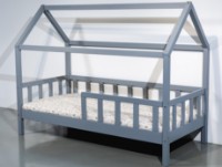 Детская кровать MobiCasa Jasmine 90x200 Grey фото №1 — интернет-магазин Desire.md