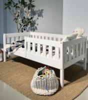 Pat copii MobiCasa Alvin 80x180 White imaginea #2 — magazin online Desire.md