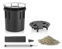 Ghiveci Lechuza Rondo Premium 32 Charcoal imaginea #2 — magazin online Desire.md