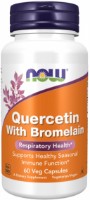 Пищевая добавка NOW Quercetin with Bromelain 60cap