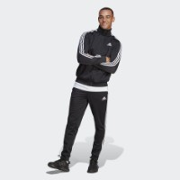 Costum sportiv pentru bărbați Adidas Basic 3-Stripes Tricot Track Suit Black, s.XL