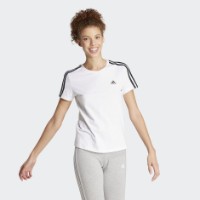 Tricou de dame Adidas Shirt 3 Stripes White/Black, s.XS imaginea #2 — magazin online Desire.md