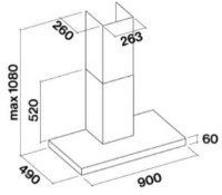 Вытяжка Falmec Plane White 90 800 White (CPCN90.E0P2#ZZZB491F) фото №2 — интернет-магазин Desire.md
