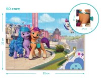 Пазл Dodo 60 My Little Pony (200379) фото №2 — интернет-магазин Desire.md