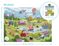 Puzzle Dodo 60 Wonderful Transport (300561) imaginea #3 — magazin online Desire.md