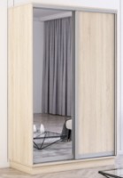 Шкаф-купе Mobildor-Lux Fox Chipboard/Mirror 130x210 Oak Sonoma (fox6017)