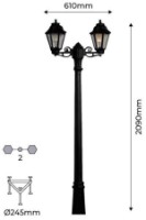 Aplică exterior Fumagalli E22156S20AXV1K imaginea #3 — magazin online Desire.md