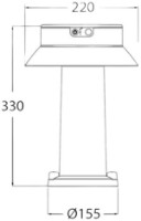 Lampa de gradină Fumagalli FE1574A0S1KOP2 imaginea #4 — magazin online Desire.md