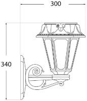 Садовый светильник Fumagalli R22131000AFS1K фото №2 — интернет-магазин Desire.md