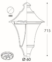 Aplică exterior Fumagalli R50000000AXD6K imaginea #2 — magazin online Desire.md