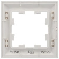Рамка для розеток и выключателей IEK Brite BR-M12-12-K01 10pcs