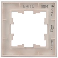 Рамка для розеток и выключателей IEK BR-M12-G-31-K14 фото №2 — интернет-магазин Desire.md