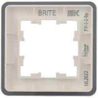 Ramă pentru prize și întrerupătoare IEK BR-M12-G-41-K01 imaginea #2 — magazin online Desire.md